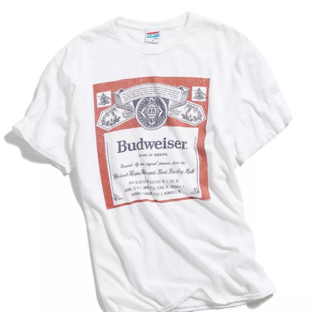 Urban Outfitters Junk Food Budweiser Classic Tee
